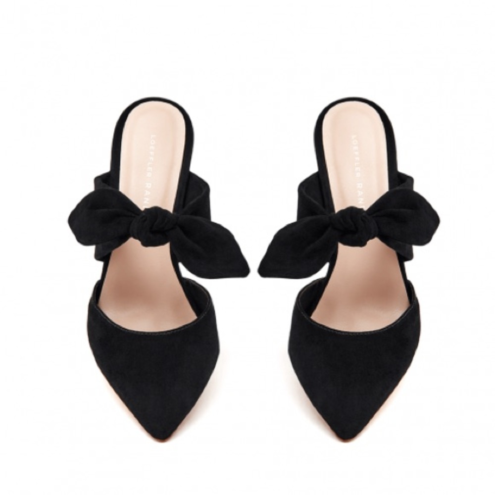 Loeffler Randall Flora bow mules size 7 BNIB